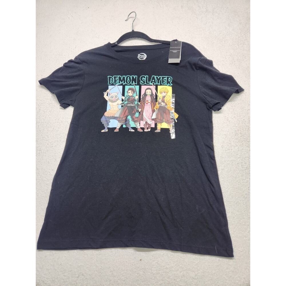 Demon Slayer Black Graphic Short Sleeve Tee